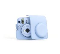 Sac de rangement pour appareil photo Instax Mini 13, sac de protection en cuir PU, boucle magnétique portable avec poche arrière et bandoulière réglable, bleu, Sac pour appareil photo Instax Mini 13