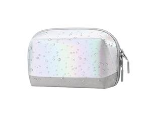 Sac de rangement pour appareils électroniques, étui de rangement pour banque de chargeur, pochette multifonction en tissu Oxford 600D avec ouverture à 180° pour bureau ou voyage, 26 x 15 x 10 cm