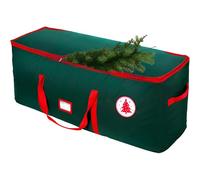Sac de rangement pour arbre de Noël, sac rangement pour arbre Noël 48 x 15 x 20 pouces, étanche, avec poignée renforcée, conteneurs protection à fermeture éclair