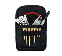 Sac de rangement pour balles de golf, sac de golf pour objets de valeur | Pochette pour balles de golf avec porte-tee sur le devant pour homme et femme