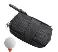Sac de rangement pour balles de golf, sac de rangement pour téléphone portable, sac d'organisation de la taille, compact avec fermeture éclair, pour les amis, la famille
