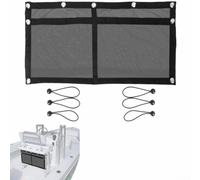 Sac de rangement pour bateau avec 6 boucles élastiques pour une organisation sécurisée dans les bateaux, camping-cars, voitures, camions et plus encore pour une construction en polyester durable (deux