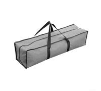 Sac de rangement pour bâtons de tente, sac de rangement pour canne à pêche d'extérieur avec poignée, étui de camping portable 4 tailles pour ranger maillets, haubans, gris (80 x 25 x 25 cm)