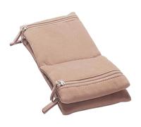 Sac de rangement pour bijoux | 4 poches avec fermeture éclair pour bracelet, boucles d'oreilles, bagues, voyage, fête, affaires, mariage