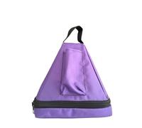 Sac de Rangement pour Bol Chantant Étui de transport robuste en toile for pyramide chantante cristal, matériau violette for protéger la sécurité des bols(7-8inch Bag)