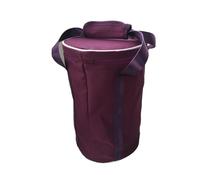 Sac de Rangement pour Bol Chantant Sac à main en tissu rembourré de couleur violette for contenir un bol chantant cristal taille 6.5 pouces, sac haut avec doublure mobile