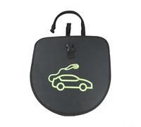 Sac de rangement pour câbles de charge EV pour voitures - Organiseur de suspension mobile au-dessus du siège pour câbles USB C/type 2 de 5 à 15 m pour câble Oxford 600D robuste noir