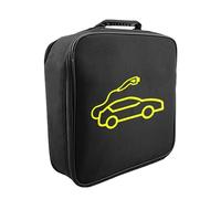 Sac de rangement pour câbles de démarrage de voiture - Pochette de rangement en tissu Oxford imperméable et robuste, organiseur professionnel ignifuge pour câbles électriques | Design universel