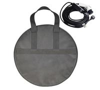 Sac de rangement pour câbles - Étanche - Sac de rangement rond - Excellent savoir-faire - Organiseur de voiture - Sac de transport pratique pour véhicules électriques - Organisation des câbles Oxford