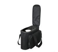 Sac de rangement pour cafetière à portion unique avec proportions équilibrées et zones dédiées pour capsules, serviettes et matériel d'entretien