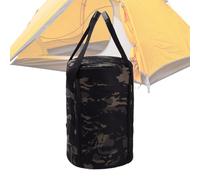 Sac de rangement pour camping - Cylindre 900D - Organiseur portable de style coréen avec poignées pour réchaud à gaz - Sac de camping en plein air pour voyage, pique-nique, pêche, randonnée, sac à dos