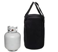 Sac de rangement pour camping, sac de transport cylindrique 900D, organisateur portable de style coréen avec poignées pour réservoir de cuisinière à gaz, sac de camping, support d'équipement de