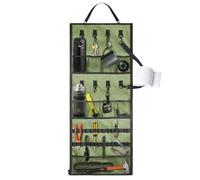 Sac de rangement pour camping - tissu Oxford multifonction avec poches résistantes - sac à outils d'extérieur, pour camping-car, activités de plein air, pique-nique, barbecue, voyage et voyage