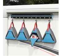 Sac de rangement pour camping - vidaXL - Gris, bleu, rouge - 24x16x24 cm - Tissu Oxford - Étanche - Grande capacité