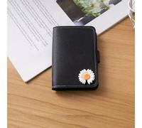 Sac De Rangement Pour Carte D'identité, Nouvelle Mode Mini Marguerite Mignonne Petit Dessin Animé, Sac De Collection De Carte D'identité, Sac De Rangement Avec 22 Emplacements Pour Filles Étudiantes