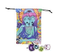 Sac de rangement pour cartes de tarot - Avec cordon de serrage - Accessoire de diseur de bonne aventure - Organiseur pour bijoux, cubes en , plateau de bijoux, débutants, adultes, amateurs de