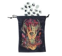 Sac de rangement pour cartes de tarot - Avec cordon de serrage - Accessoire de diseur de bonne aventure - Organiseur pour bijoux, cubes en cristal, plateau de bijoux, débutants, adultes, amateurs de