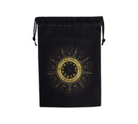 Sac de rangement pour cartes de tarots et oracles - Pochette souple à cordon de serrage - Accessoires de divination pour les amateurs de tarots, Fhr134, Taille unique