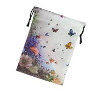 Sac de rangement pour cartes de tarots et oracles - Pochette souple à cordon de serrage - Accessoires de divination pour les amateurs de tarots, Fhr133, Taille unique