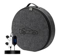 Sac De Rangement pour Chargeur EV - Organiseur De Câble De Chargement De Véhicule Électrique | Sac De Transport pour Cordon De Chargeur EV, Adaptateurs Et Outils, Mallette De Rangement dans Le Coffre