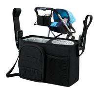 Sac de Rangement pour Chariot de Golf Sac Organisateur Étanche Multipoches | accessoires chariot de golf avec sangle réglable pour sport de plein air, marche, couches, biberon,