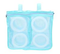 Sac de rangement pour chaussures de machine à laver, sac de rangement de chaussures de voyage, sac à linge portable en maille anti-déformation, organisateur de vêtements de protection, bleu, Taille