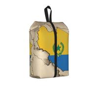 Sac de rangement pour chaussures de voyage de grande capacité avec drapeau de position du Rwanda - Étanche et portable - Pour la natation, 1 pièce., One Size, Fermeture éclair, avec une sangle tissée