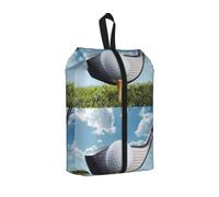 Sac de rangement pour chaussures de voyage de grande capacité, imperméable et portable pour la natation, 1 pièce., One Size, Fermeture éclair, avec une sangle tissée sur le dessus