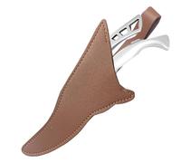 Sac de rangement pour ciseaux - Sac de rangement étanche pour ciseaux - Sac élastique pour ciseaux de jardinage - Housse marron pour outils de rangement pour ciseaux - Manchons de protection pour