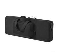 Sac de rangement pour clavier Logitech pour MX Keys S Series - Étui de clavier sans fil 87 touches avec deux poches et poignées doubles - Housse de protection en nylon 420D pour voyage et utilisation