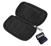 Sac De Rangement Pour Clé Usb, Rangement Clé Usb,Case De Stockage, Organisateur Accessoires Electroniques Usb Avec 10 Emplacements,Pour Jump Drives/Pen Drive/Thumb Drive/Flash Drive, Noir, 1 Pièce