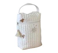 Sac de rangement pour couches - Tissu en coton 36 x 28 x 8 cm | Pochettes de rangement pour couches | Organiseur pour voyage, soins et utilisation quotidienne, ours, Reportez-vous à la description