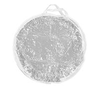 Sac de rangement pour couronne Transparent Transparent Poignée renforcée Double fermetures éclair Conteneur de rangement pour couronne saisonnière pratique Noël Pâques Halloween