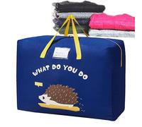 Sac de rangement pour courtepointe - Sac de déménagement réutilisable en tissu Oxford, Sac de rangement pour courtepointe | Conteneurs d'armoire domestique pour housse de couette, oreiller, bi