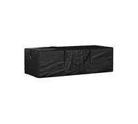 Sac de rangement pour coussins de jardin noir 135x40x55 cm PE