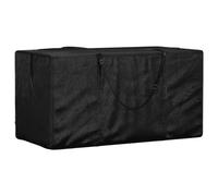 Sac de rangement pour coussins de jardin noir 150x75x75 cm PE