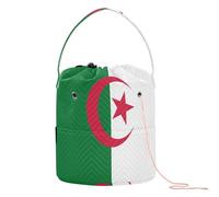 Sac de rangement pour crochet avec trous - Motif drapeau de la République démocratique de l'Algérie