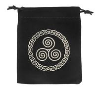 Sac De Rangement pour Dés | Pochette À Cordon en Velours - Sac Porte-Cartes De Tarot De Jeu De Société, Sac De Tarot De Divination Magique pour Les Amateurs De Tarot