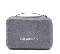 Sac de rangement pour DJI Mini 5 Pro - Étui de protection en nylon avec doublure antichoc pour contrôleur RC - Hélices de moyeu de charge - Aventure en plein air - Gris