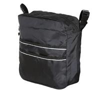 Sac de rangement pour dossier de fauteuil roulant - Réfléchissant, organiseur pratique, fixation facile, mobilité adulte, utilisation rééducation en plein air, voyages, hôpitaux