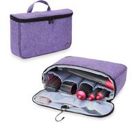 Sac de Rangement pour Dyson Airwrap Styler et Bigoudi Accessoires, Étui Portable, Pochette de Voyage, Violet