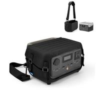 Sac de rangement pour EcoFlow River 2, Anti-rayures et anti-poussière Portable Voyage Transport Housse de transport en EVA Coque rigide avec poignée et bandoulière pour alimentation extérieure mobile