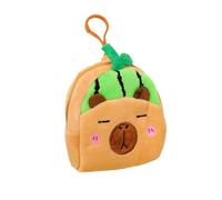 Sac de rangement pour écouteurs pour filles et femmes, sac à main, étui de câble de données, étui de dessin animé Capybara en peluche pour pièces de monnaie en peluche pour enfants, 01Style, Beauté de