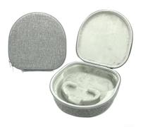Sac de rangement pour écouteurs sans fil JBL LIVE650BT E65BT Duet LIVE500BT - Étui de voyage compact avec fermeture éclair 24 x 23 x 7 cm (gris)