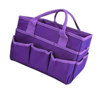 Sac de rangement pour enseignant de grande capacité avec plusieurs poches pour matériel d'écriture, livres, dossiers, tractions permanentes, transportable, outil de jardin, planificateur, sac pour