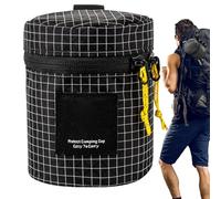 Sac de Rangement pour Ensemble de thé, boîte de Rangement pour Tasses à thé - Sac à Outils à thé léger imperméable, pour Le thé, Peu encombrant, Design avec Crochet pour Sac, pour Camping