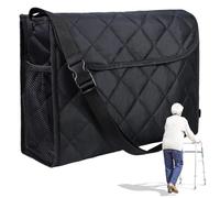 Sac de rangement pour fauteuil roulant, sac de rangement pour fauteuil roulant, sac à dos de fauteuil roulant, multifonction, grande capacité, pour les randonneurs, les déambulateurs, les fauteuils