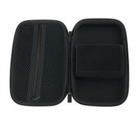 Sac de rangement pour fléchettes en acier souple avec fermeture éclair, Noir