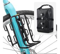 Sac de rangement pour fourche avant de moto 8L pour vélo avec support réglable et protection contre l'exposition aux intempéries