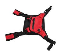 Sac de Rangement pour Gilet d'outils de Jardinage en Plein Air - Pack Utilitaire Fonctionnel pour Les Travaux d'aménagement Paysager et de Cour (Rouge)